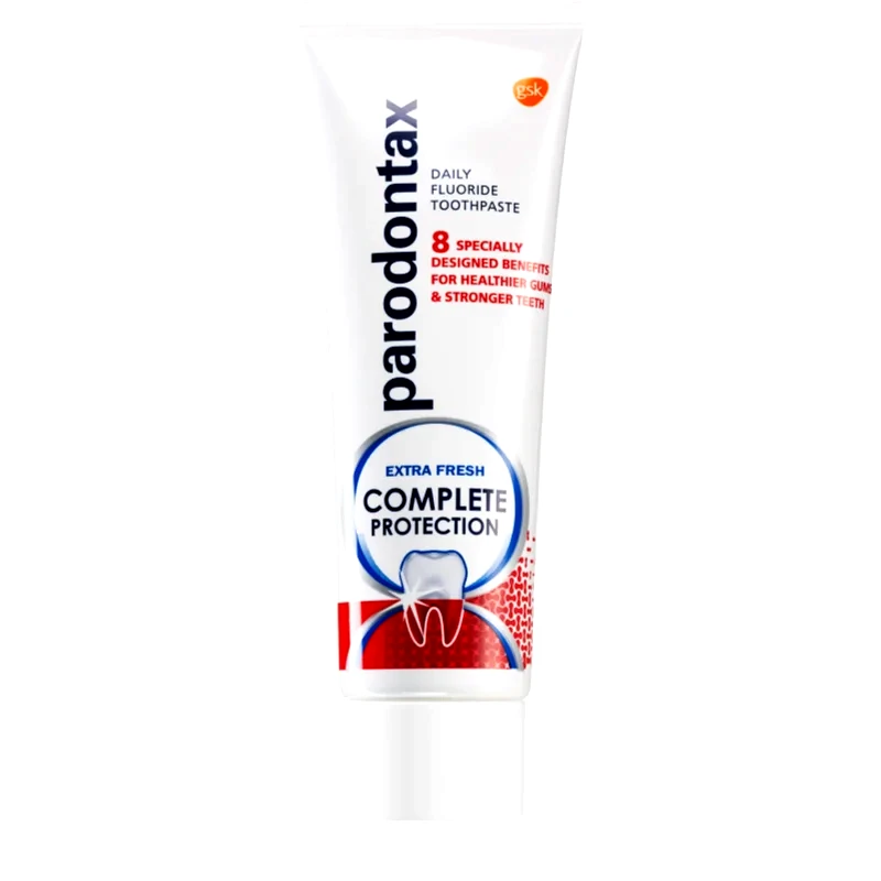 Parodontax Parodontax Complete Protection Extra Fresh οδοντόκρεμα με φθόριο για υγιή δόντια και ούλα 75 ml
