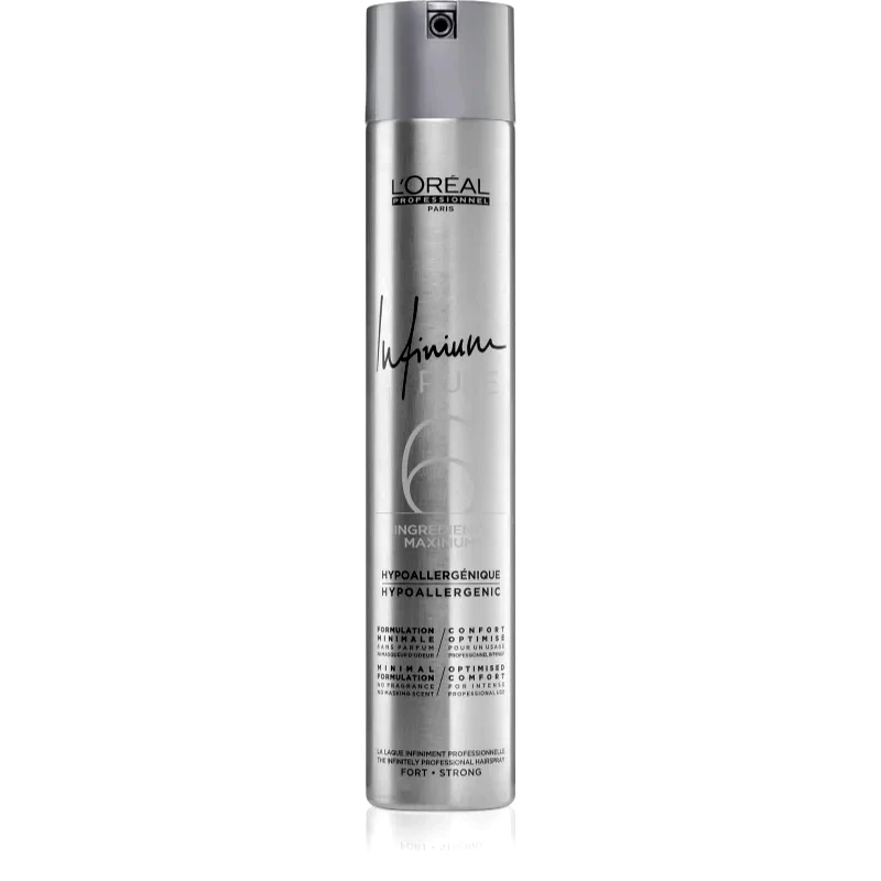 L’Oréal Professionnel L’Oréal Professionnel Infinium Pure υποαλλεργική λακ μαλλιών ισχυρή αντοχή χωρίς άρωμα 500 ml