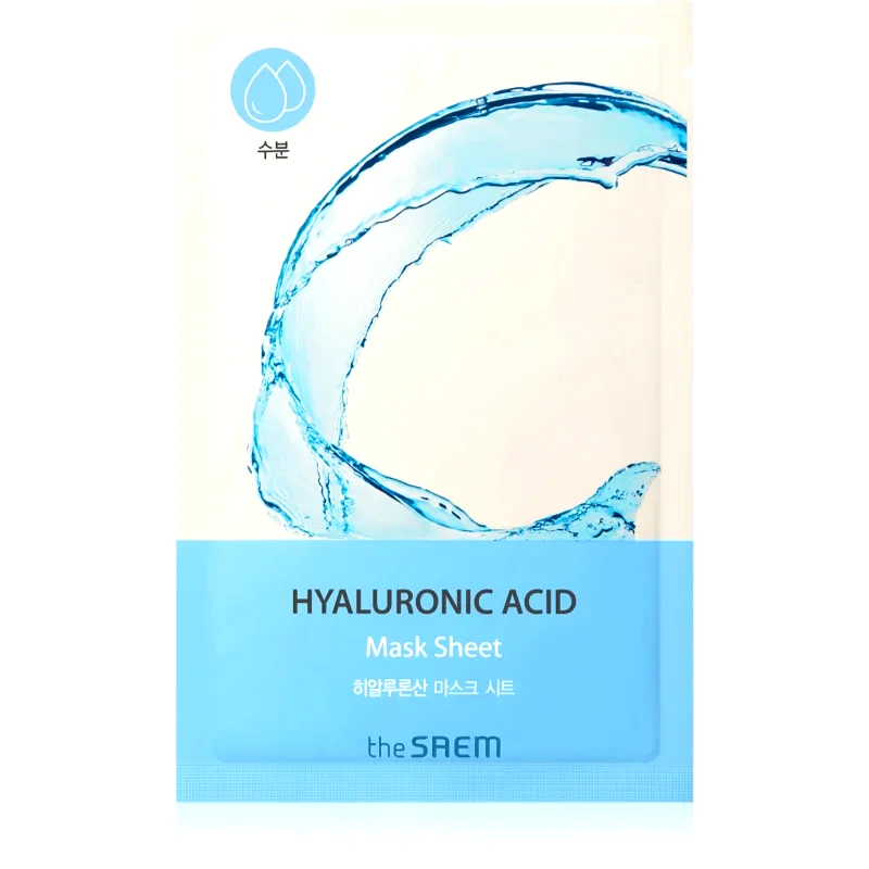 The Saem The Saem Bio Solution Hyaluronic Acid υφασμάτινη μάσκα ενυδάτωσης 20 γρ