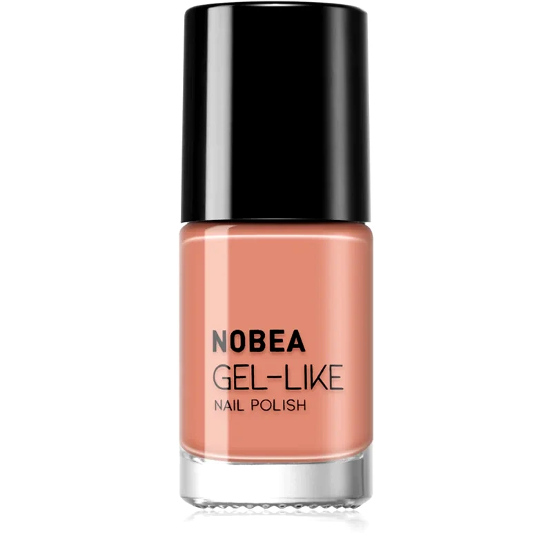 NOBEA NOBEA Day-to-Day Gel-like Nail Polish βερνίκι νυχιών για τζελ αποτέλεσμα απόχρωση Almond milk #N14 6 ml