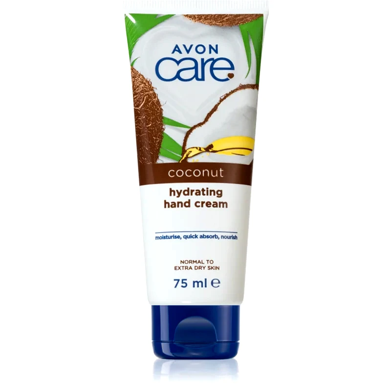 Avon Avon Care Coconut ενυδατική κρέμα για χέρια και νύχια 75 μλ