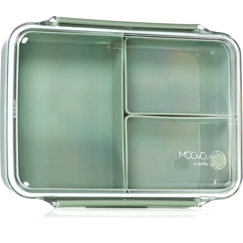 Nuvita Nuvita Lunch Box KiddieKit τάπερ για σνακ Sage Green 950 ml