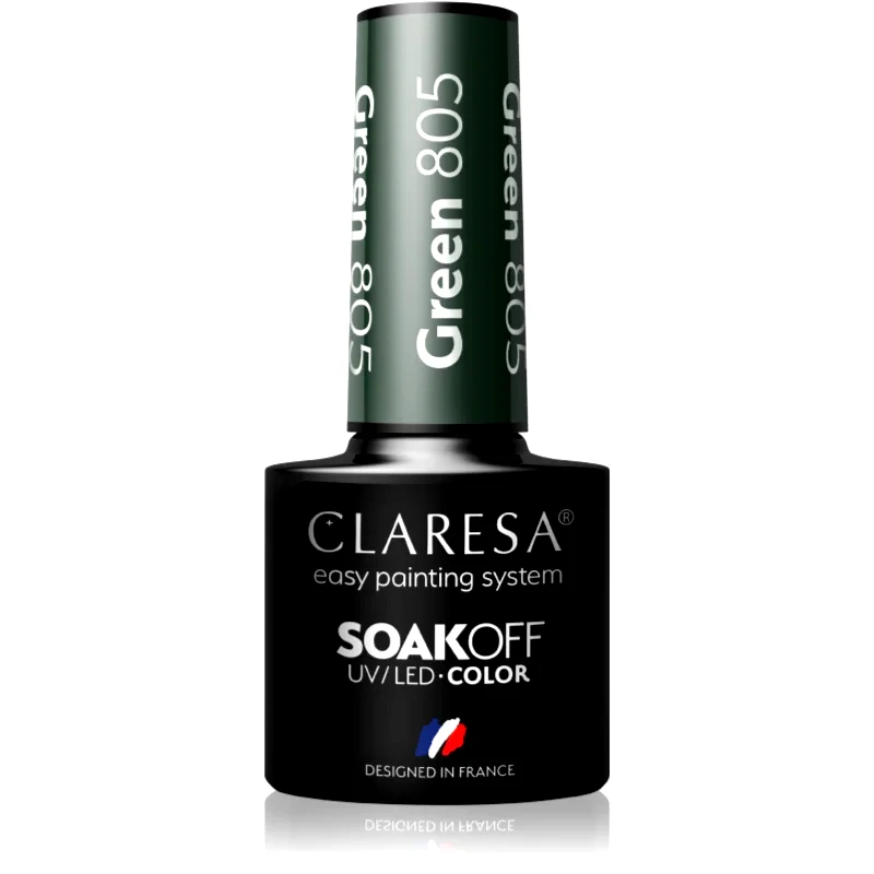 Claresa Claresa SoakOff UV/LED Color Take Me To The River τζελ βερνίκι νυχιών απόχρωση Green 805 5 γρ