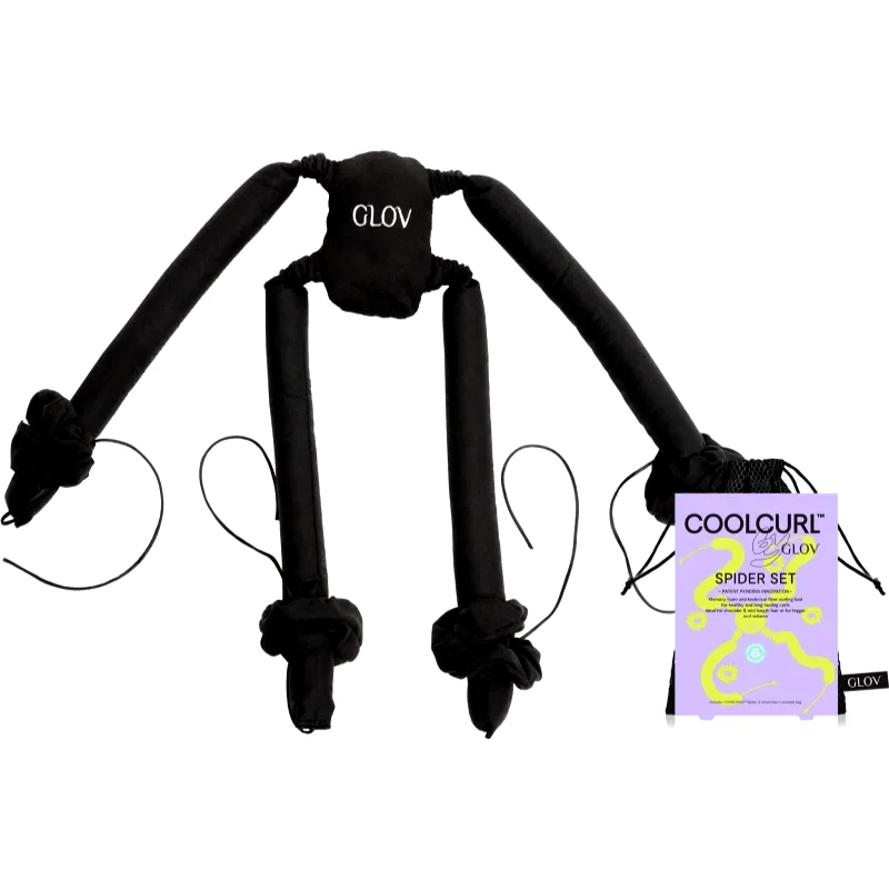 GLOV GLOV CoolCurl Spider Set αξεσουάρ μαλλιών για σγουρό φορμάρισμα απόχρωση Black 1 τμχ