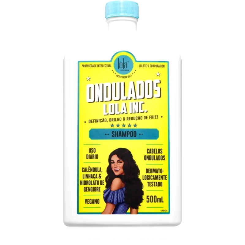 Lola Cosmetics Lola Cosmetics Ondulados Lola Inc. Shampoo ενυδατικό σαμπουάν για σπαστά και σγουρά μαλλιά 500 ml