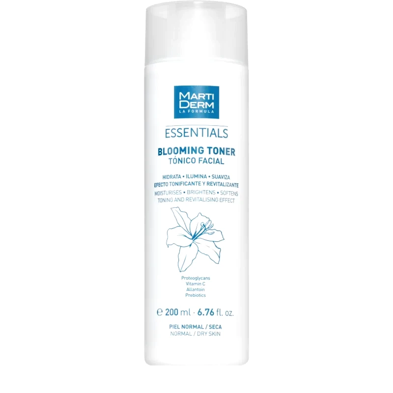 MartiDerm MartiDerm Essentials λαμπρυντικό και ενυδατικό νερό προσώπου 200 ml