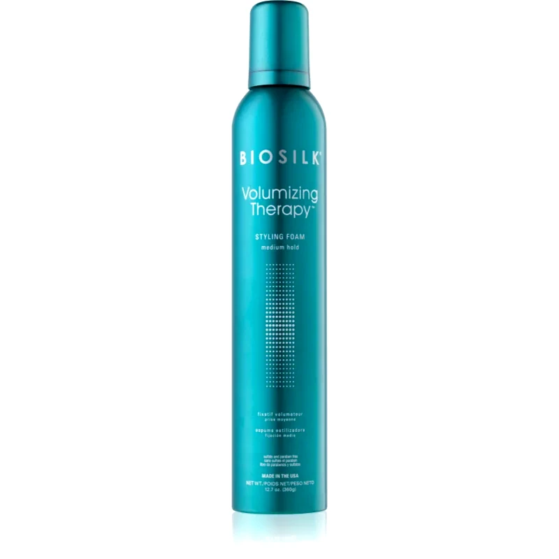Biosilk Biosilk Volumizing Therapy Styling Foam αφρός για τα μαλλιά μεσαία σκληρότητα 360 γρ