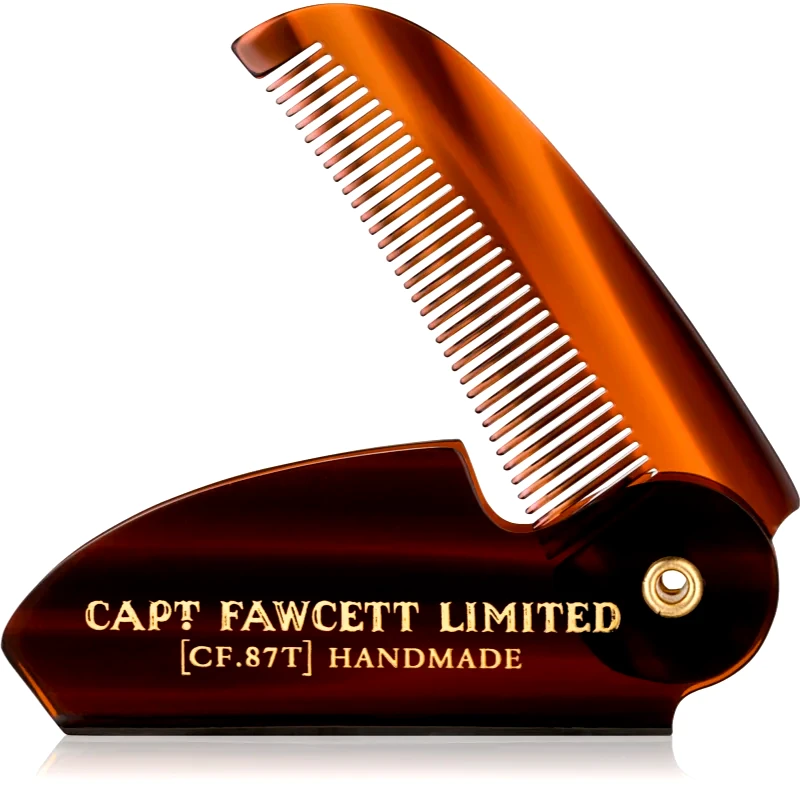 Captain Fawcett Captain Fawcett Accessories Moustache Comb πτυσσόμενη χτένα για το μουστάκι 1 τμχ