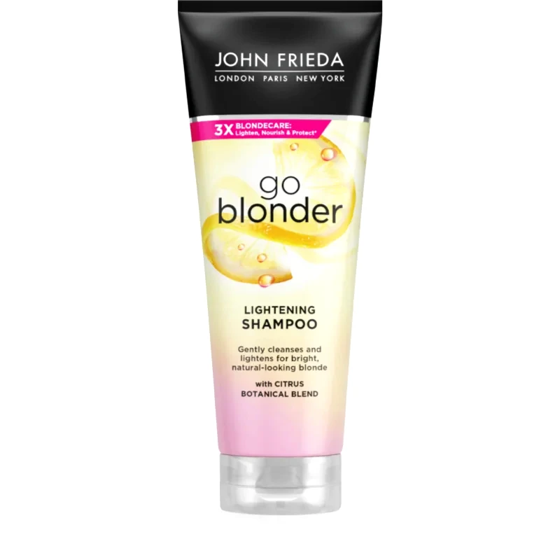 John Frieda John Frieda Sheer Blonde Go Blonder ξανοιχτικό σαμπουάν για ξανθά μαλλιά 250 ml