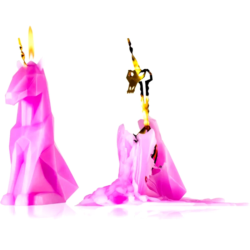 54 Celsius 54 Celsius PyroPet EINAR (Unicorn) διακοσμητικά κεριά lilac 20.3 εκ
