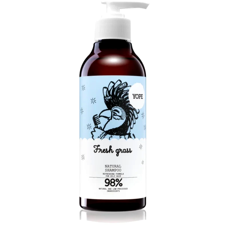 Yope Yope Fresh Grass σαμπουάν για λιπαρά μαλλιά 300 ml