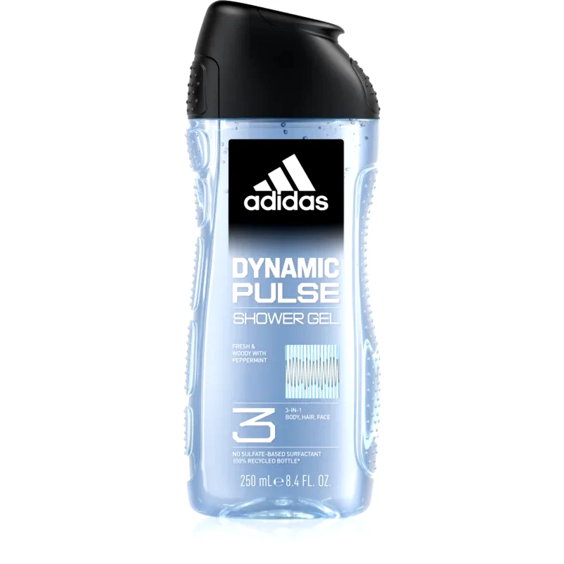 Adidas Adidas Dynamic Pulse τζελ για ντους για σώμα και μαλλιά για άντρες 250 ml