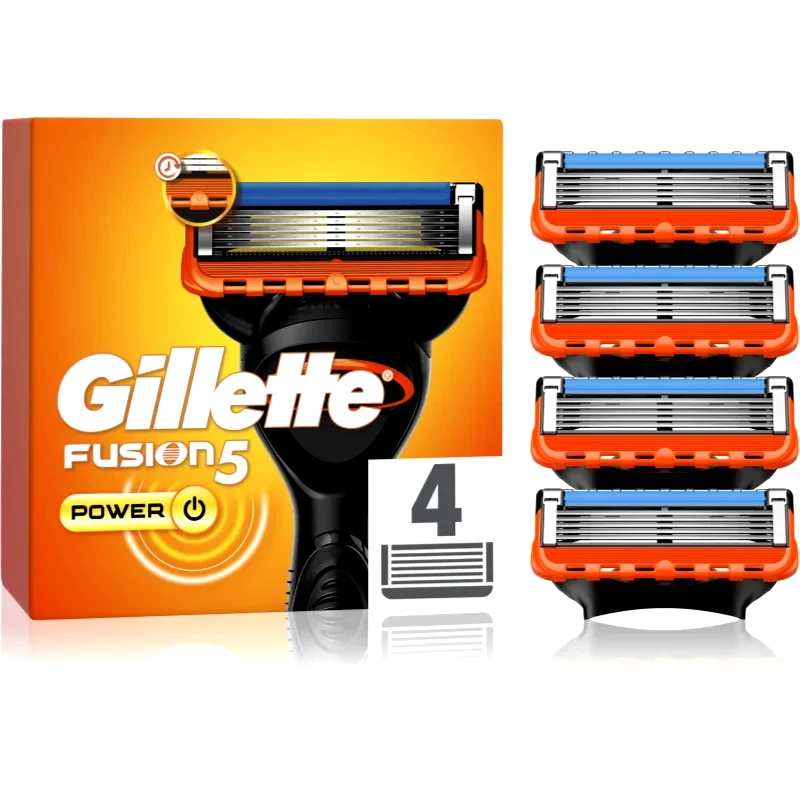 Gillette Gillette Fusion5 Power ανταλλακτικές λεπίδες 4 τμχ