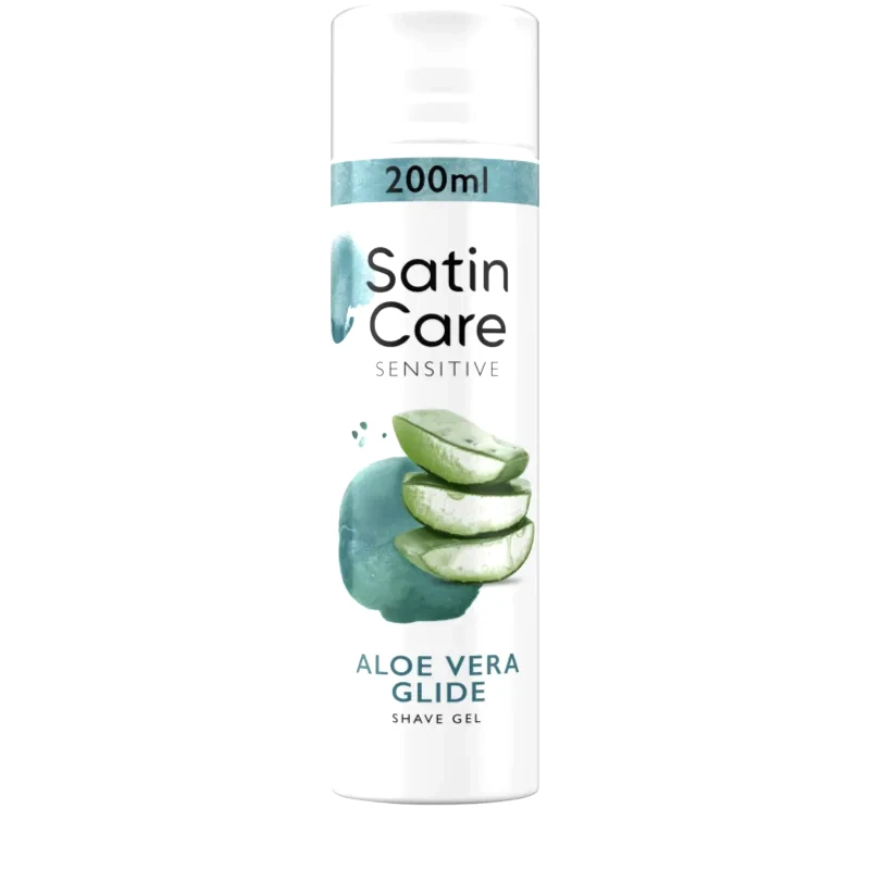 Gillette Gillette Venus Satin Care τζελ ξυρίσματος για γυναίκες Aloe Vera 200 ml