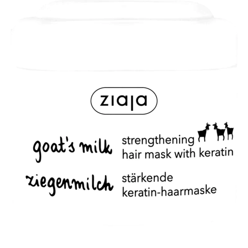 Ziaja Ziaja Goat's Milk δυναμωτική μάσκα για ξηρά και κατεστραμμένα μαλλιά 200 ml
