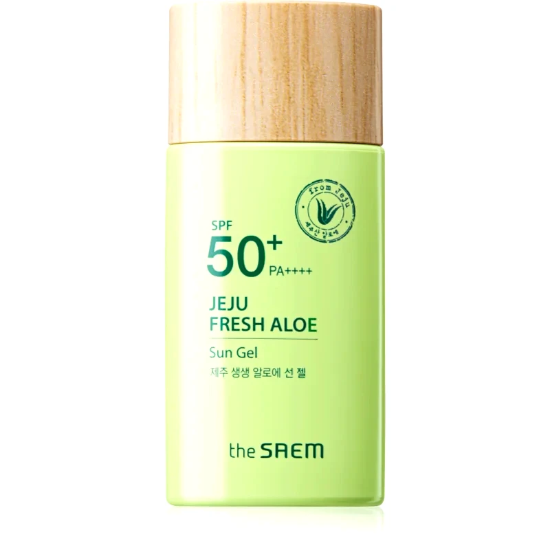 The Saem The Saem Jeju Fresh Aloe Sun αντηλιακό τζελ με αλόη βέρα SPF 50+ 50 γρ