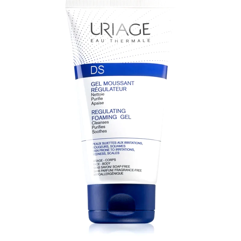 Uriage Uriage DS Regulating Foaming Gel καταπραϋντικό τζελ για ξηρό και κνησμώδες δέρμα 150 ml