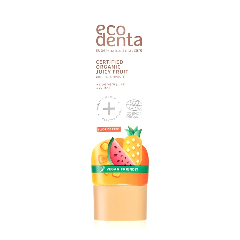Ecodenta Ecodenta Organic Kids Certified Organic Juicy Fruit παιδική οδοντόκρεμα 75 ml