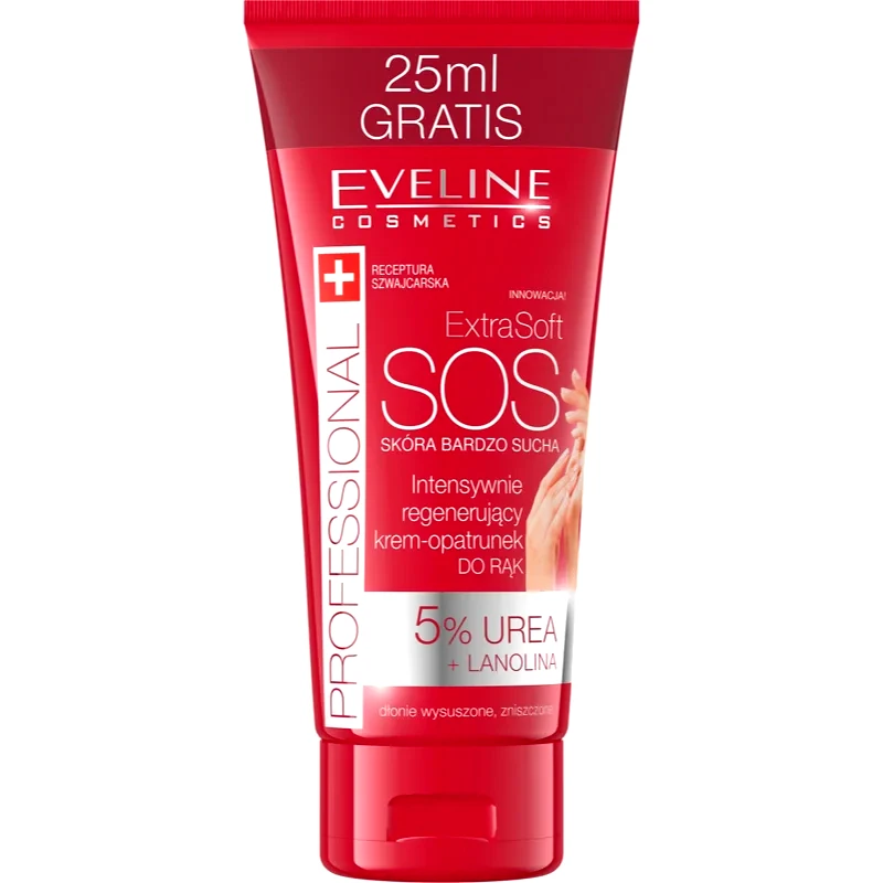 Eveline Cosmetics Eveline Cosmetics Extra Soft SOS κρέμα χεριών για ξηρή επίπονη επιδερμίδα 100 ml