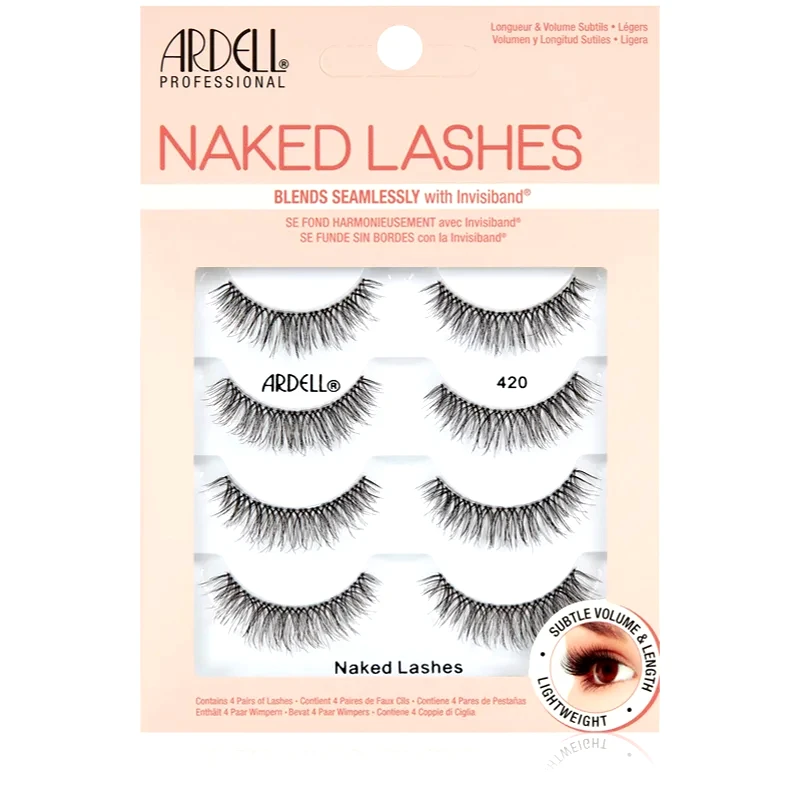 Ardell Ardell Naked Lashes Multipack ψεύτικες βλεφαρίδες μεγάλη συσκευασία τύπος 420