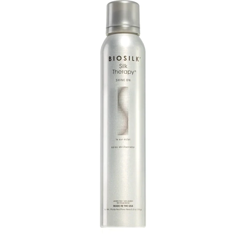 Biosilk Biosilk Silk Therapy Shine On στάιλινγκ σπρέι Για λάμψη και απαλότητα μαλλιών 150 γρ