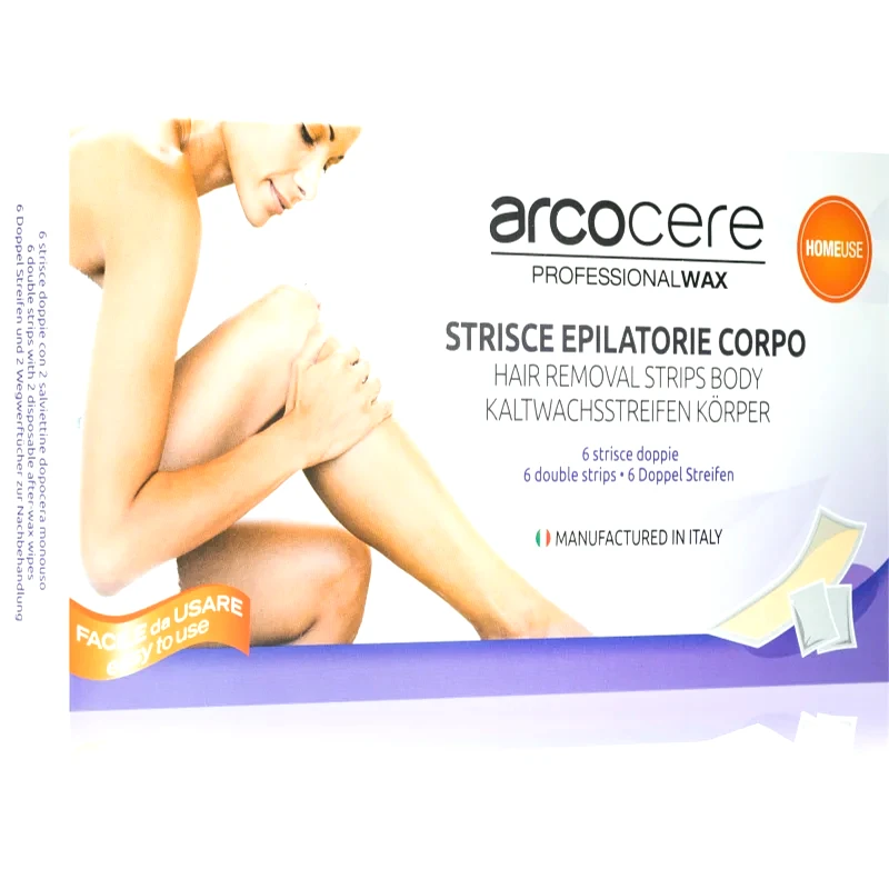 Arcocere Arcocere Professional Wax Λωρίδες αποτρίχωσης με κερί για το σώμα για γυναίκες 6 τμχ
