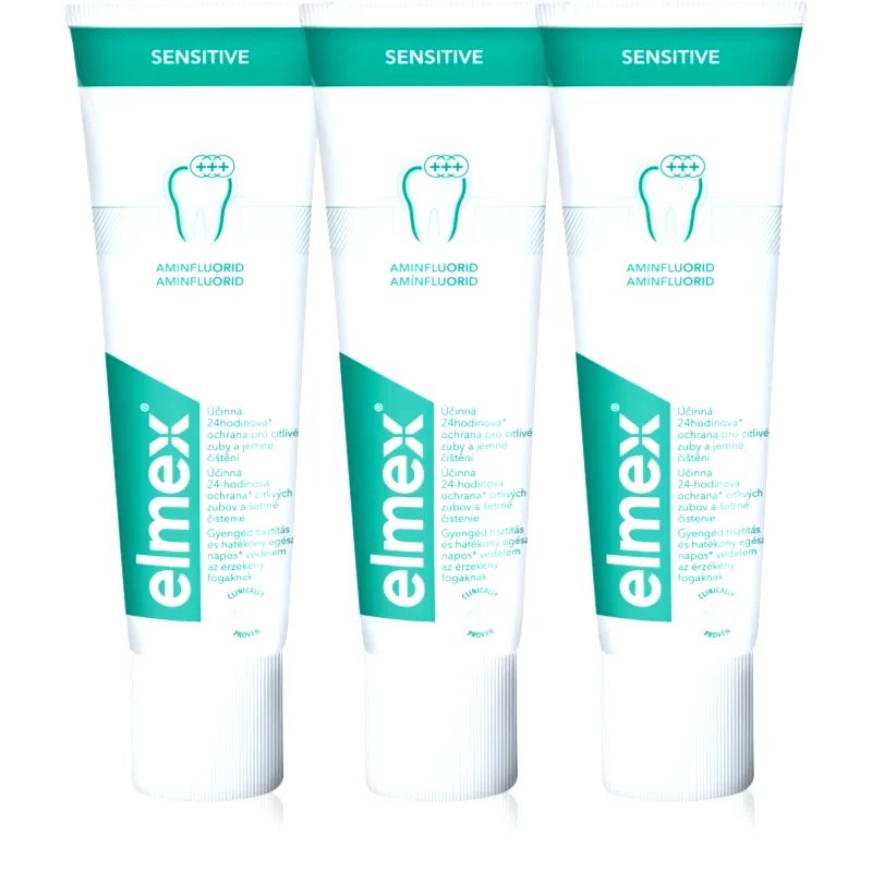 Elmex Elmex Sensitive πάστα για ευαίσθητα δόντια 3x75 μλ