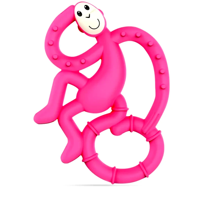 Matchstick Monkey Matchstick Monkey Mini Monkey Teether μασητικό με αντιμικροβιακή δράση 1 τμχ