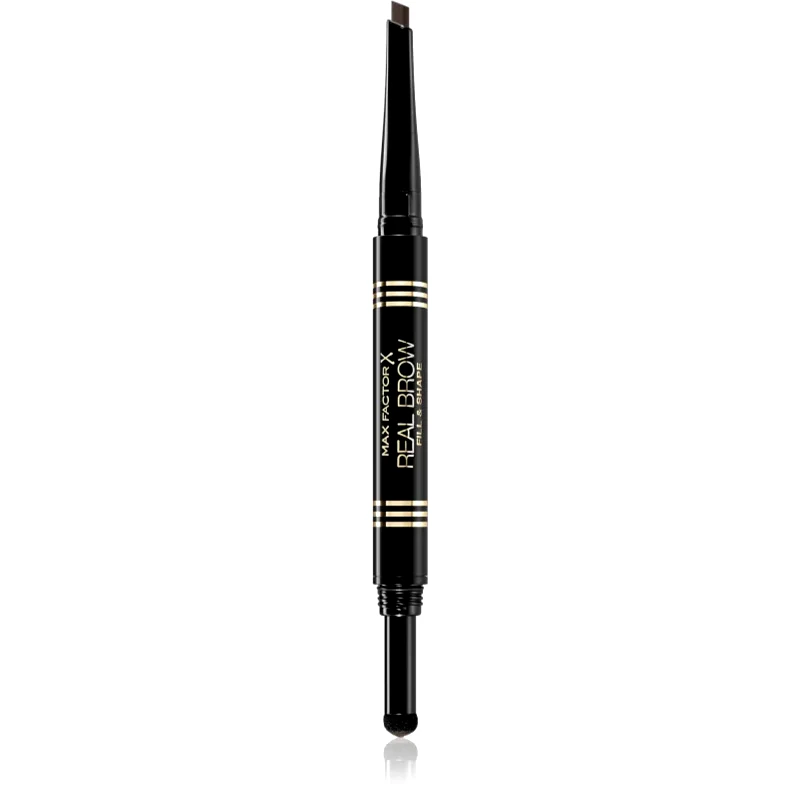 Max Factor Max Factor Real Brow Fill & Shape μολύβι για τα φρύδια απόχρωση 04 Deep Brown 0.6 γρ