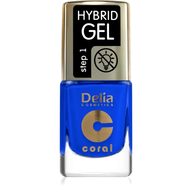 Delia Cosmetics Delia Cosmetics Coral Hybrid Gel τζελ βερνίκι νυχιών χωρίς τη χρήση των UV/LED λαμπτήρων απόχρωση 126 11 ml