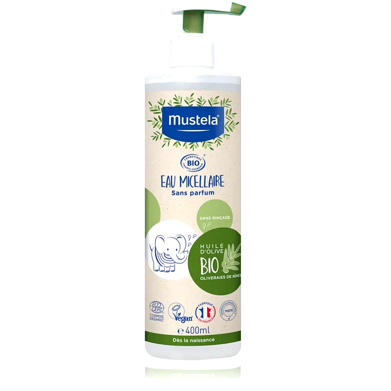 Mustela Mustela BIO μικυλλιακό νερό για παιδιά από τη γέννηση 400 ml