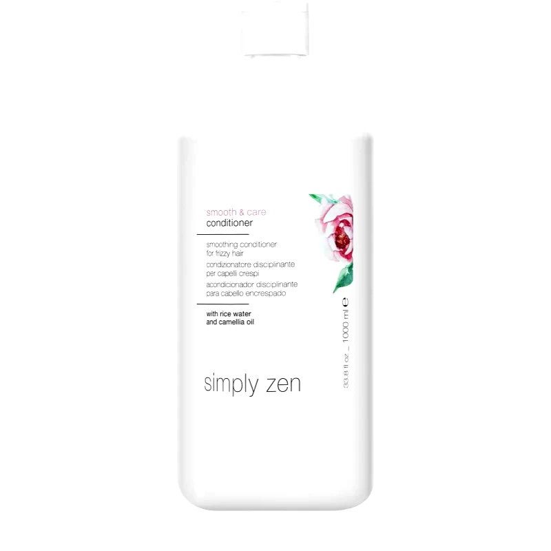 Simply Zen Simply Zen Smooth & Care Conditioner λειαντικό μαλακτικό για την αντιμετώπιση του κρεπαρίσματος μαλλιών 1000 ml