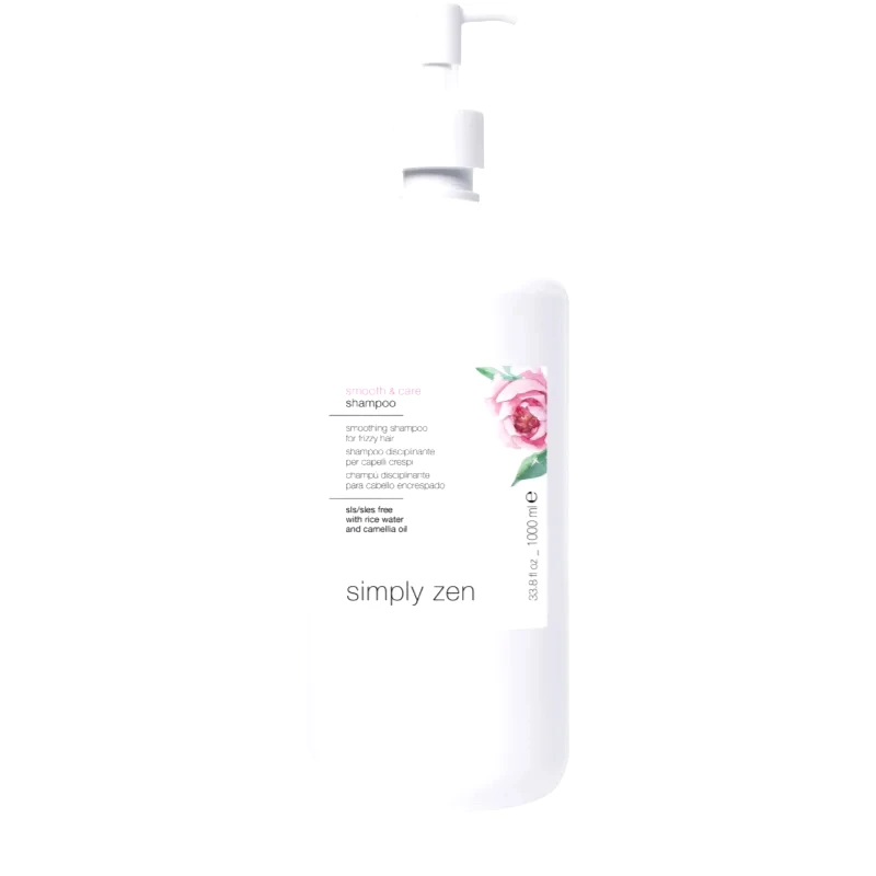 Simply Zen Simply Zen Smooth & Care Shampoo λειαντικό σαμπουάν για την αντιμετώπιση του κρεπαρίσματος μαλλιών 1000 ml