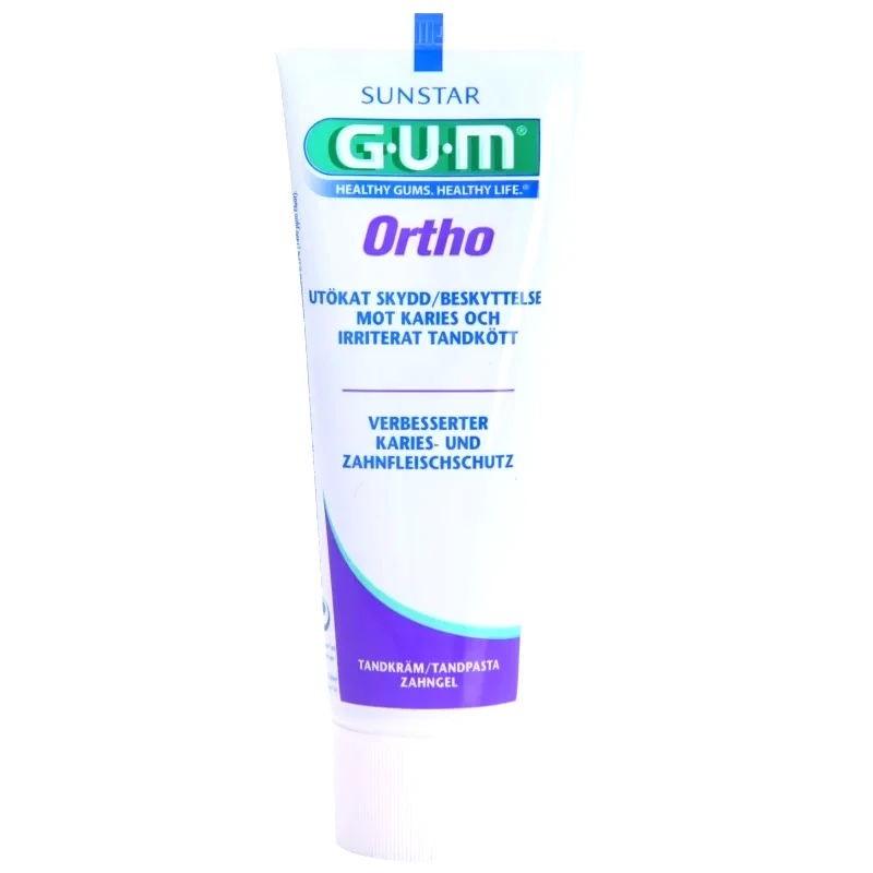G.U.M G.U.M Ortho οδοντόκρεμα για τα σιδεράκια 75 ml