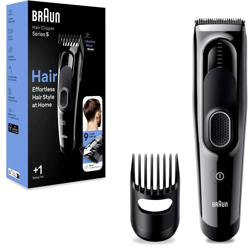 Braun Braun Series 5 HC5310 τρίμερ για τα μαλλιά με ανταλλακτικά εξαρτήματα
