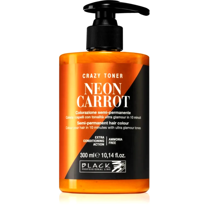 Black Professional Line Black Professional Line Crazy Toner τονωτικό χρώματος μαλλιών Neon Carrot 300 ml