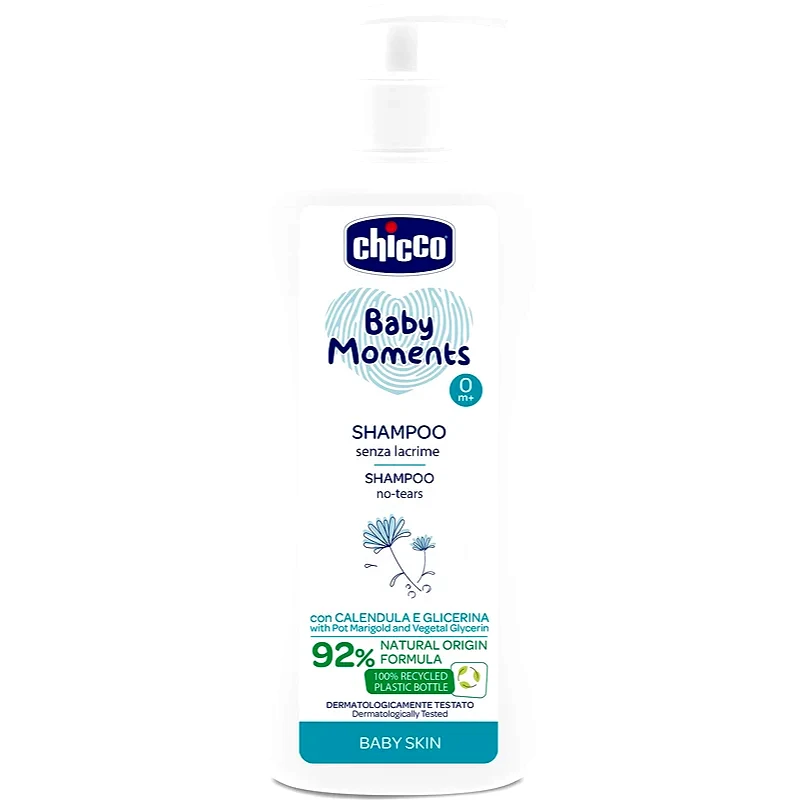 Chicco Chicco Baby Moments παιδικό σαμπουάν για τα μαλλιά 500 ml