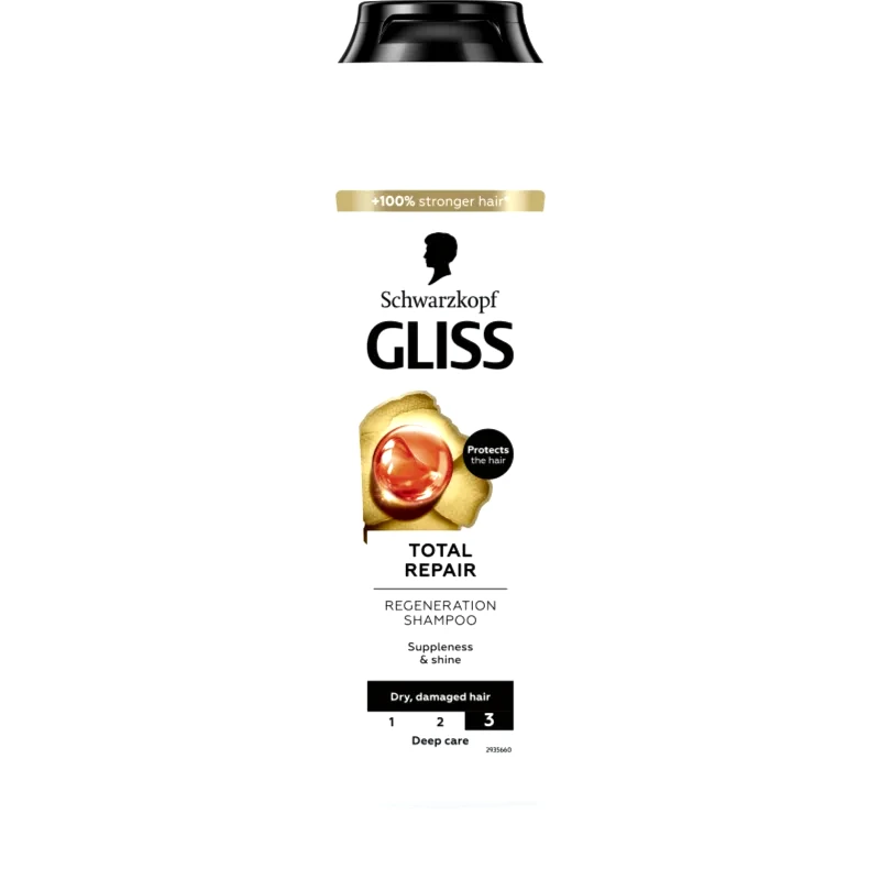 Schwarzkopf Schwarzkopf Gliss Total Repair εντατικά αποκαταστατικό σαμπουάν 400 ml