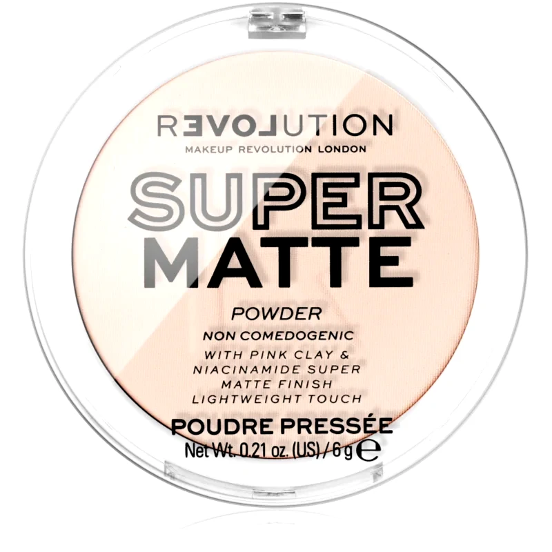 Revolution Relove Revolution Relove Super Matte Powder ματ πούδρα απόχρωση Translucent 6 γρ
