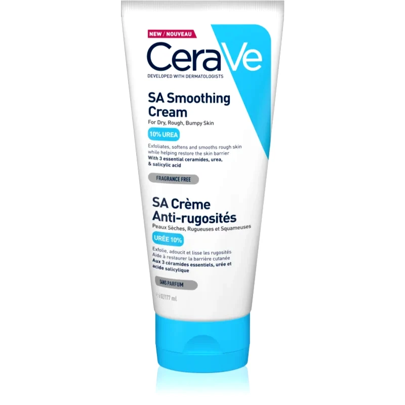 CeraVe CeraVe SA ενυδατική απαλυντική κρέμα για ξηρό έως πολύ ξηρό δέρμα 177 ml