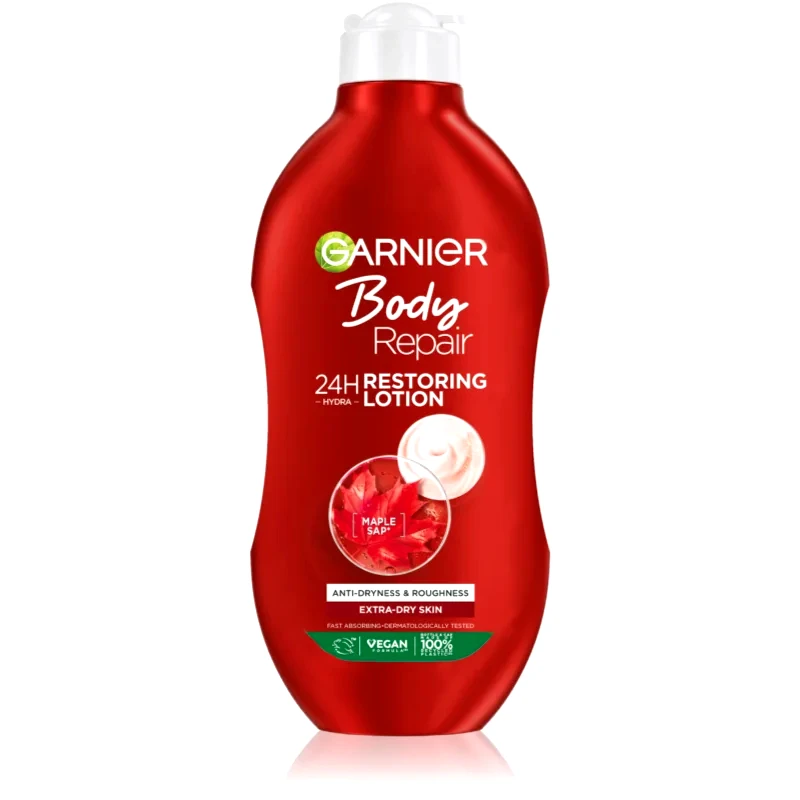 Garnier Garnier Repairing Care αναγεννητικό γάλα για το σώμα για πολύ ξηρό δέρμα 400 ml