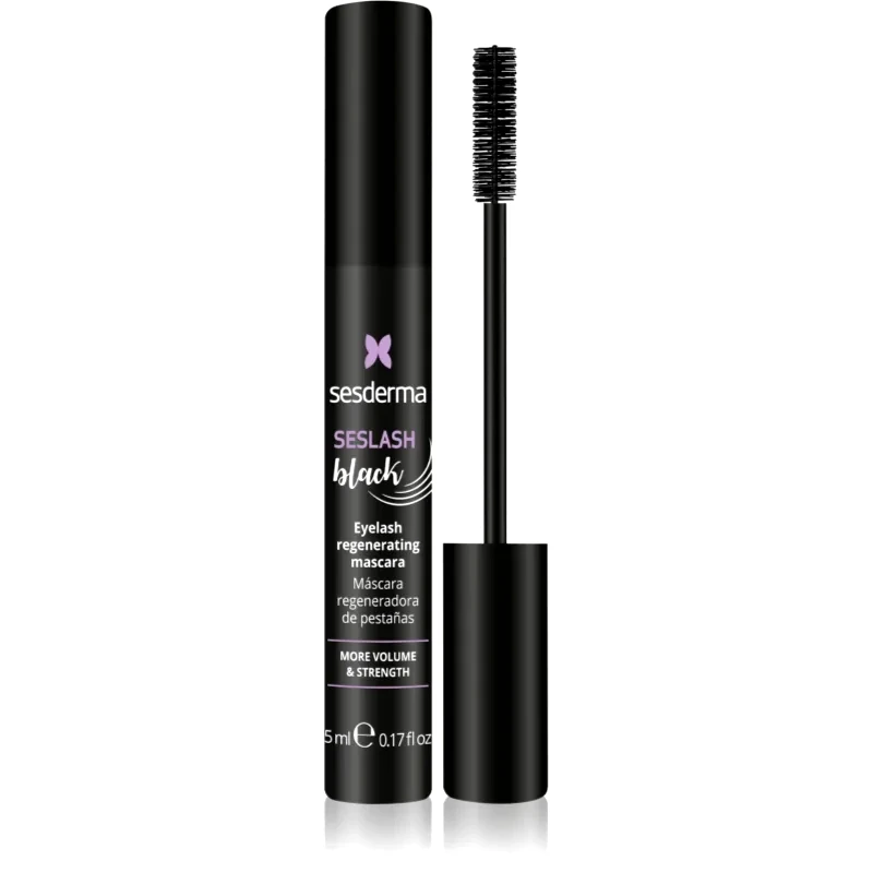Sesderma Sesderma Seslash μάσκαρα για επιμήκυνση και αναζωογόνηση των βλεφαρίδων με κερατίνη απόχρωση black 5 ml