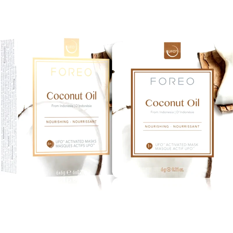 FOREO FOREO UFO™ Coconut Oil βαθιά θρεπτική μάσκα 6x6 γρ