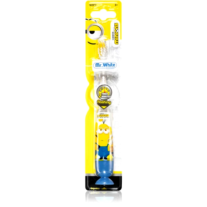 Minions Minions Flashing Toothbrush παιδική οδοντόβουρτσα μπαταρίας μαλακό 3y+