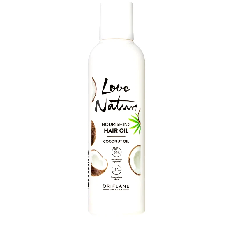 Oriflame Oriflame Love Nature Coconut θρεπτικό λάδι για τα μαλλιά 100 ml
