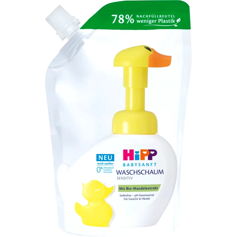 Hipp Hipp Babysanft Sensitive αφρός πλυσίματος ανταλλακτικό 250 ml