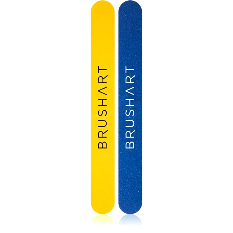 BrushArt BrushArt Accessories Nail file duo σετ με λίμες απόχρωση Yellow/Blue 2 τμχ