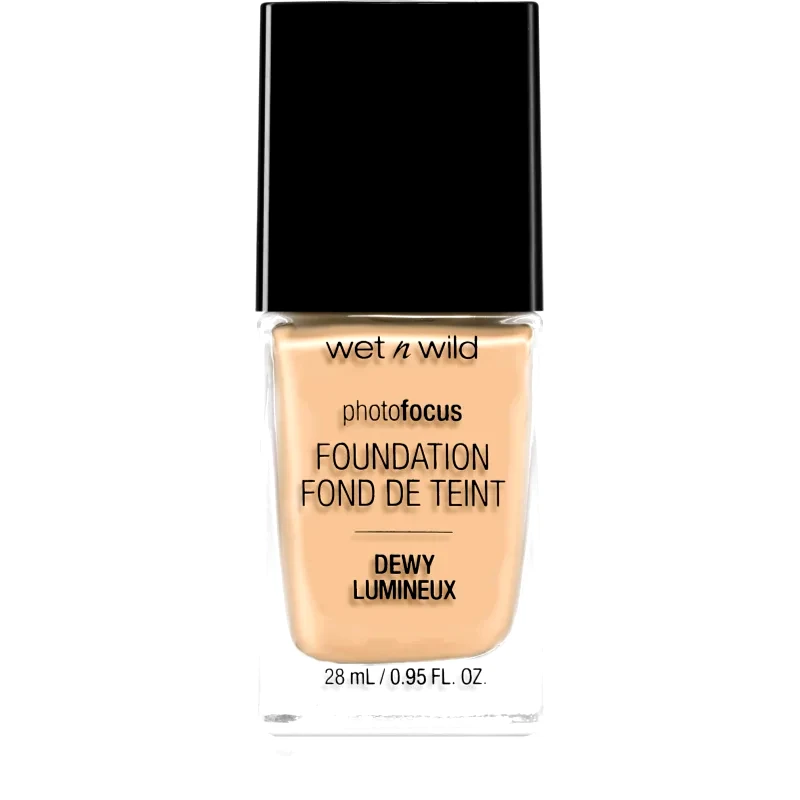 Wet n Wild Wet n Wild Photo Focus ελαφρύ ενυδατικό μεικ απ για λαμπρή επιδερμίδα απόχρωση Soft Beige 28 ml