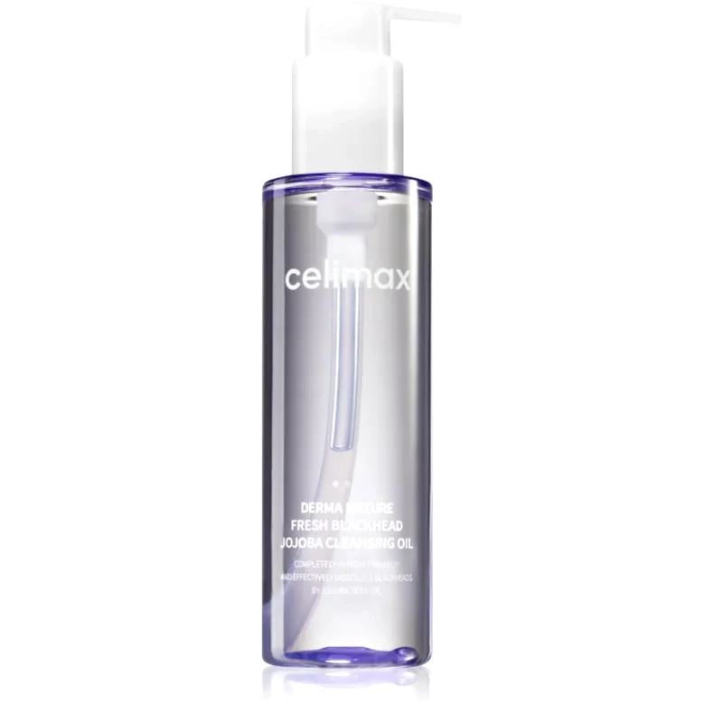 celimax celimax Derma Nature Jojoba καθαριστικό λάδι και ντεμακιγιάζ κατά των μαύρων κουκίδων 150 ml