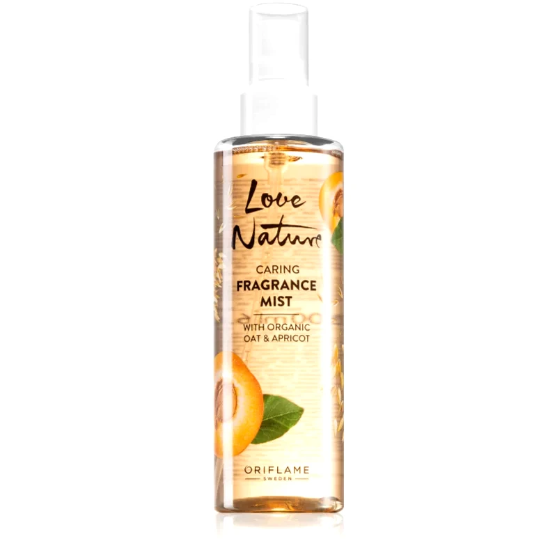 Oriflame Oriflame Love Nature Organic Oat & Apricot δροσιστικό σπρεϊ σώματος 200 ml